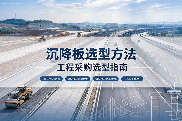 册亨沉降板选择方法