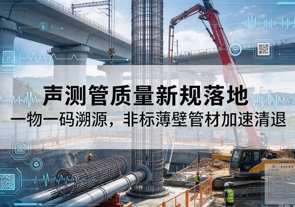册亨声测管质量新规落地，一物一码溯源，非标薄壁管材加速清退